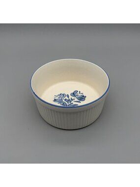Pfaltzgraff Yorktowne Stoneware #406 6.5"x3" Souffle Ribbed Bowl USA
